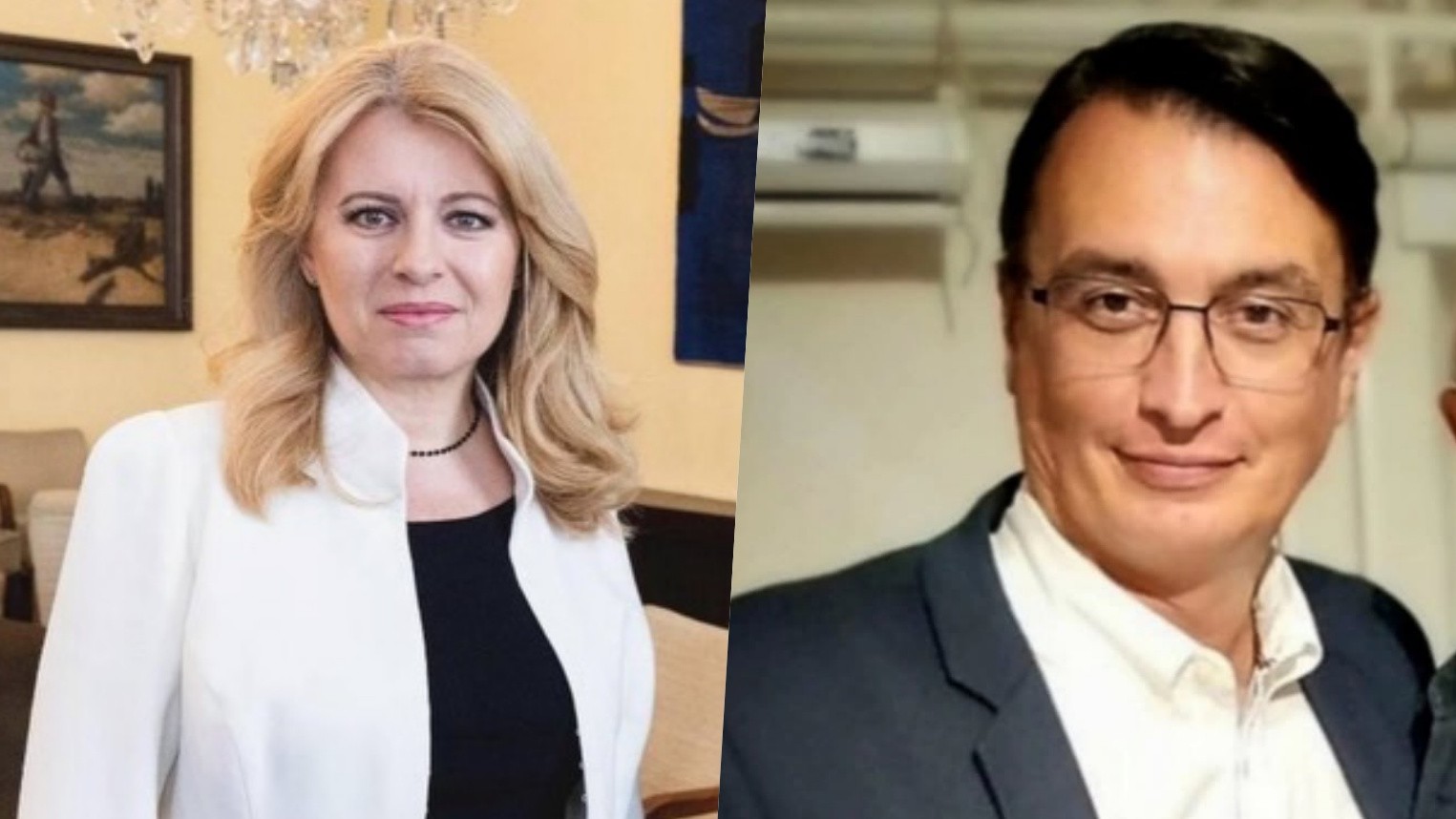 Bývalá prezidentka Zuzana Čaputová a Juraj Rizman. 
