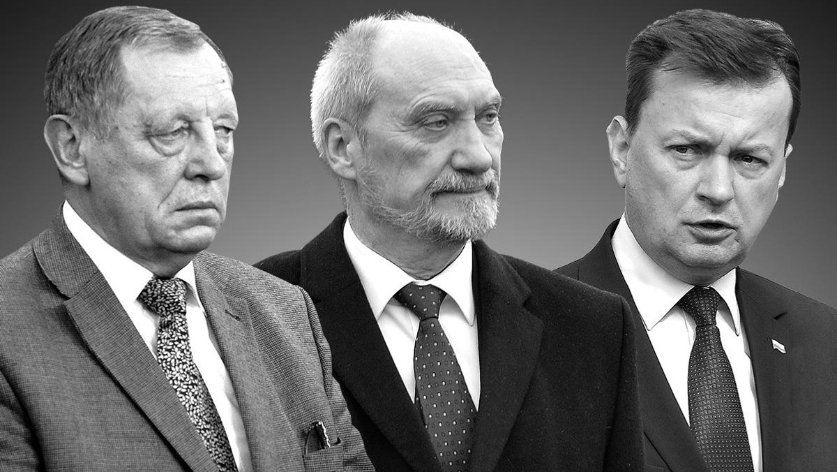 Jan Szyszko Antoni Macierewicz Mariusz Błaszczak PiS polityka Prawo i Sprawiedliwość