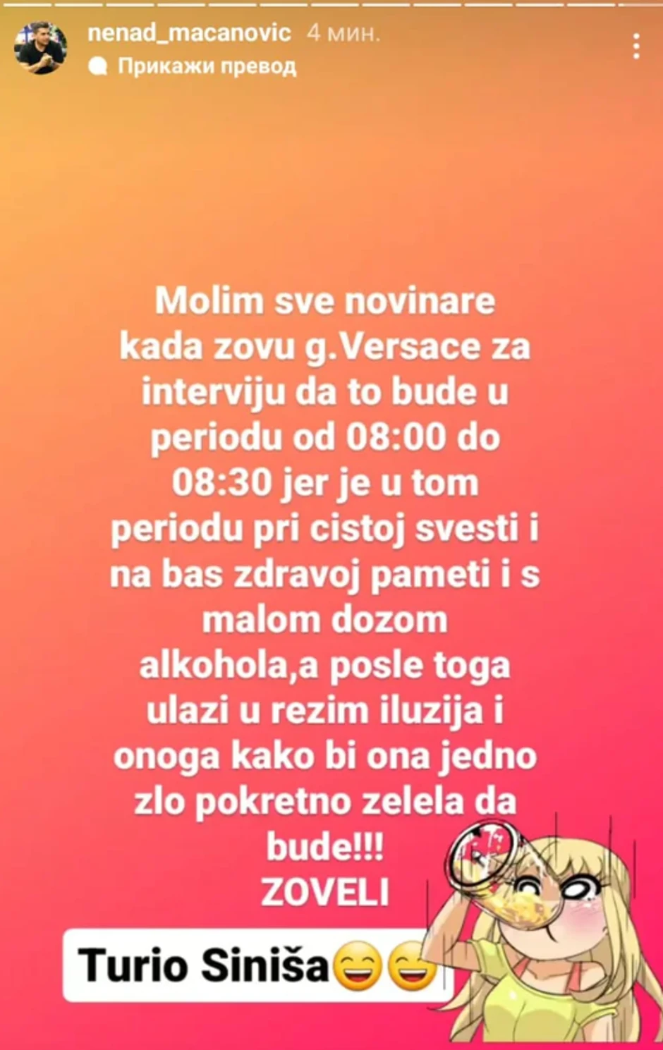 Bebica isprozivao Mariju Kulić