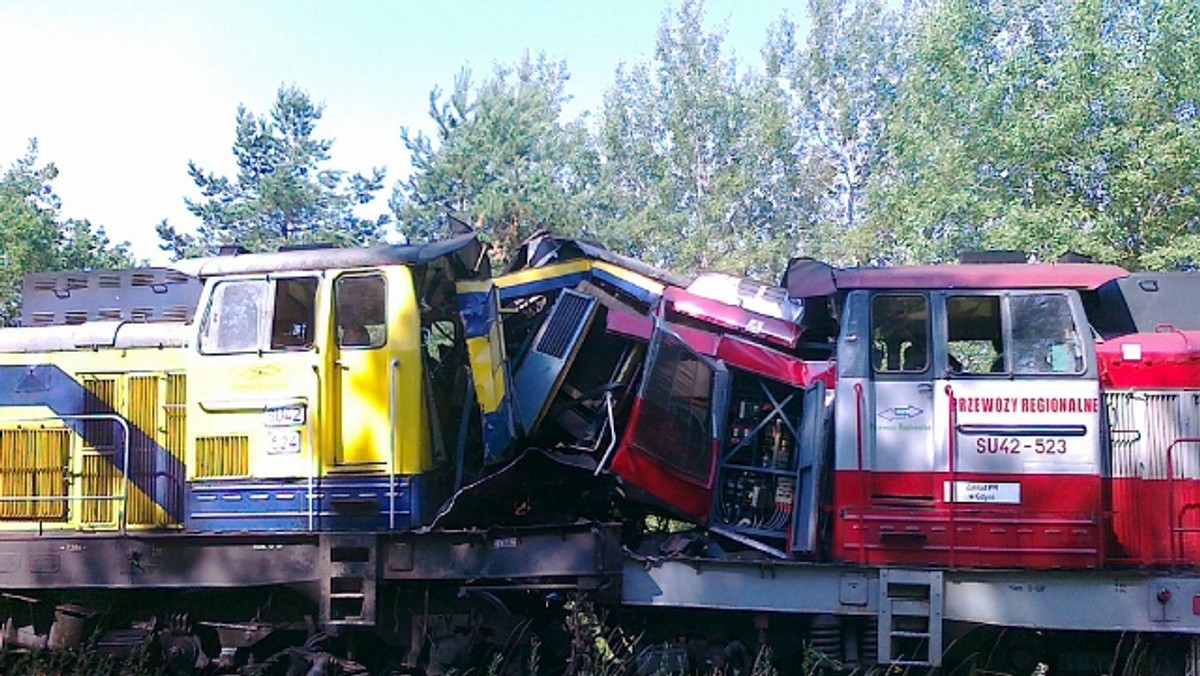 25 osób rannych, w tym pięć ciężko - to ostateczny bilans czołowego zderzenia pociągów w miejscowości Korzybie niedaleko Słupska, na Pomorzu.