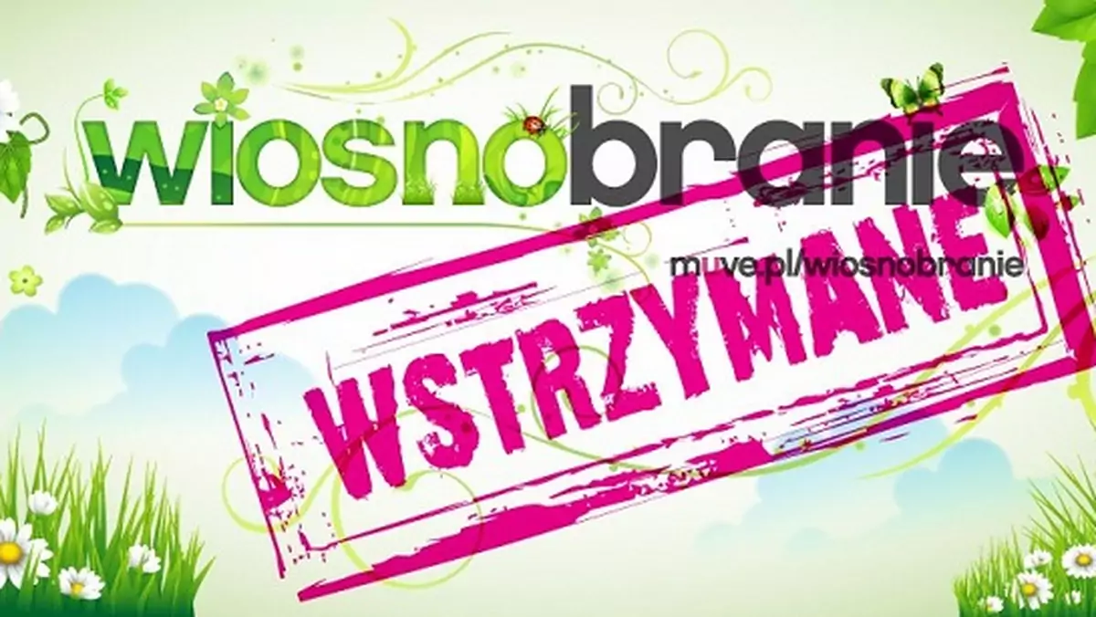 Wiosnobranie przerwane. Ale spokojnie, promocja na pewno powróci 