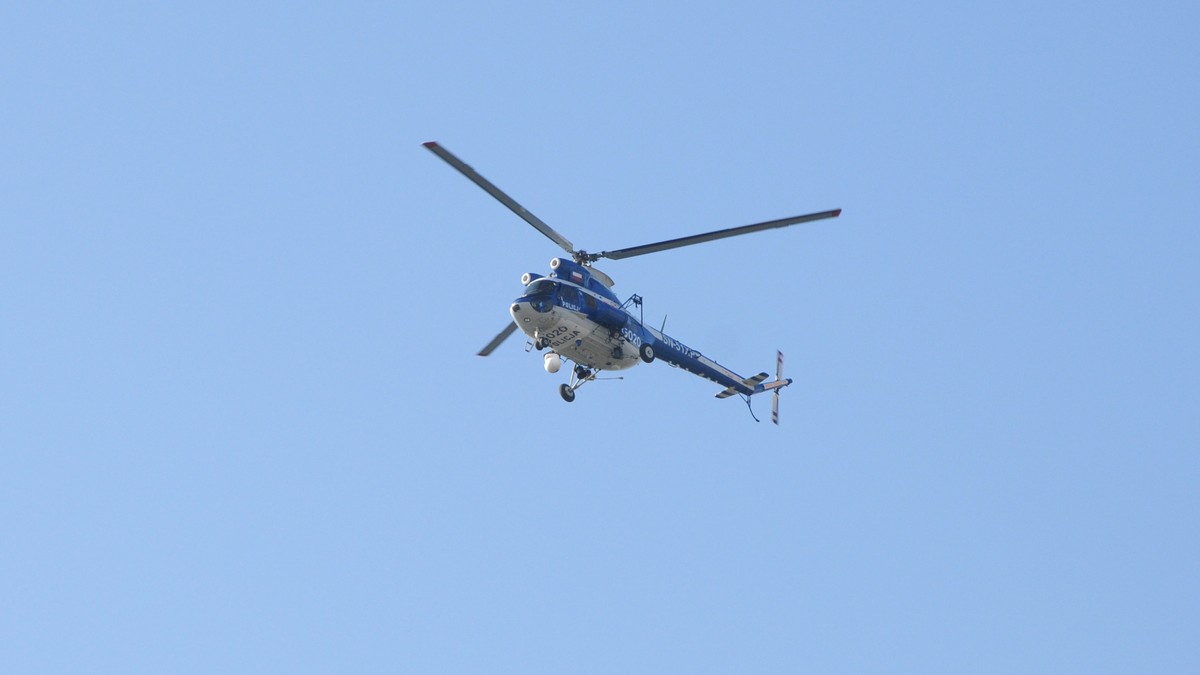 Policja śmigłowiec helikopter