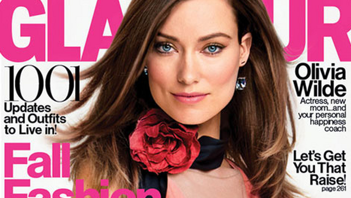 Olivia Wilde pojawiła się we wrześniowym numerze magazynu "Glamour". Twarz aktorki zdobi okładkę, a w środku można znaleźć zdjęcie, na którym karmi piersią swojego synka.