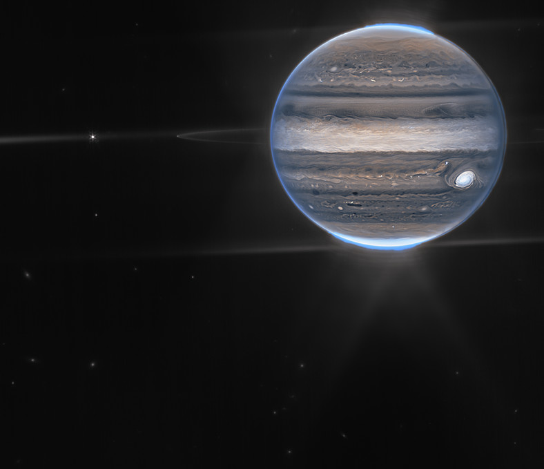 Zdjęcie Jowisza wykonane przez teleskop Jamesa Webba