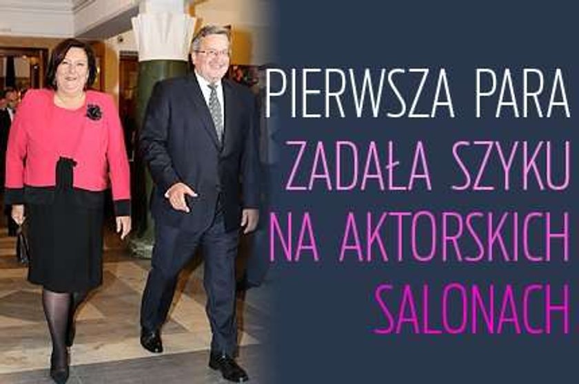 Pierwsza para zadała szyku na aktorskich salonach