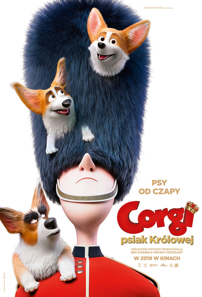 "Corgi, psiak Królowej": plakat filmu