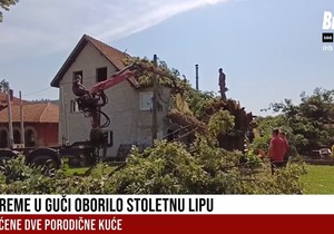 Guča, nevreme