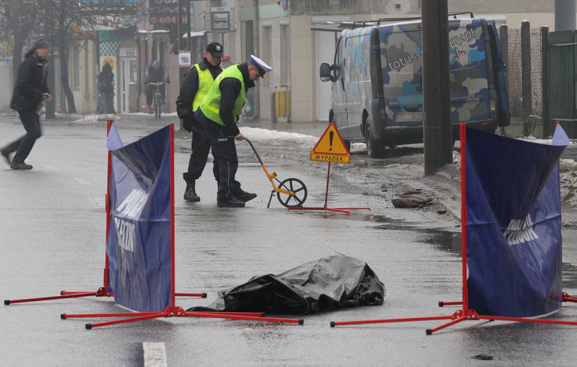 śmiertelny wypadek na ul. Rzgowskiej