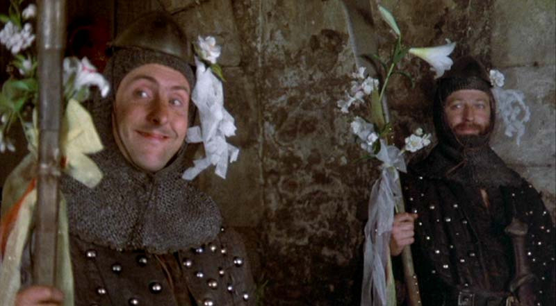 "Monty Python i Święty Graal", reż. Terry Gilliam, Terry Jones, 1975 r.