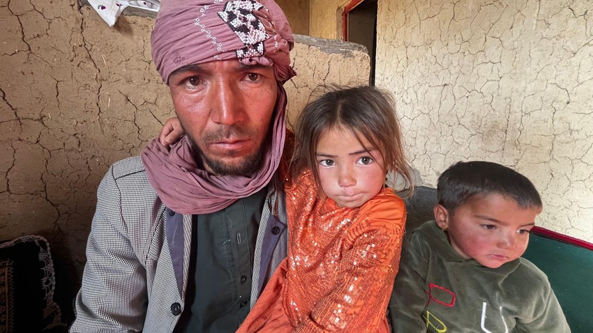Said Ahmad kaže da je prodao petogodišnju ćerku Šajku | Foto: Imogen Anderson/BBC