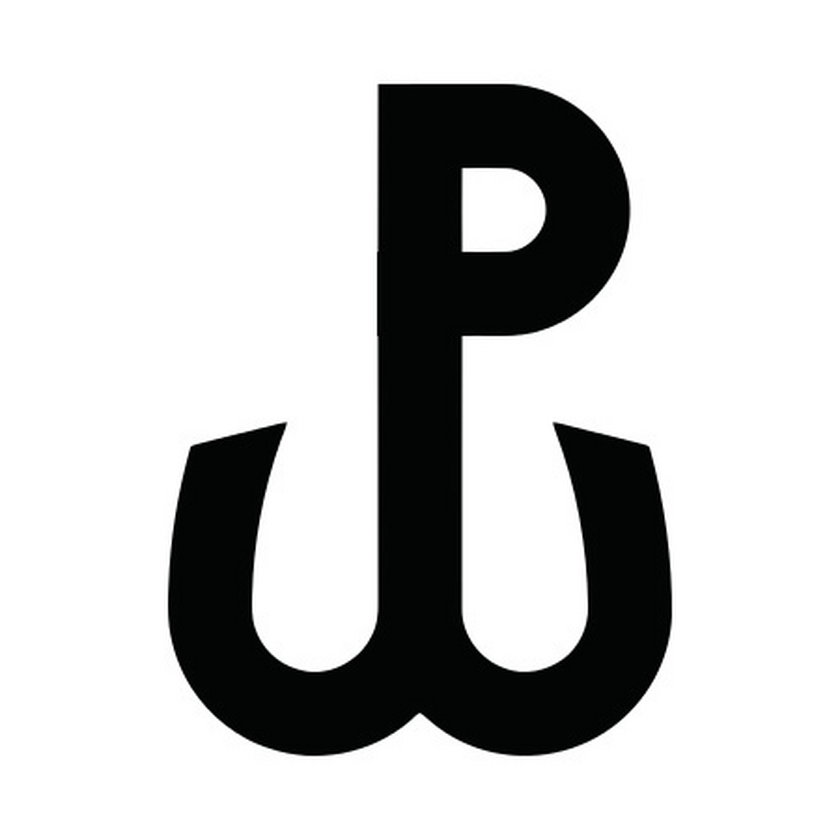 Ten symbol maluje się tak! Przez "W" nie przez "U".