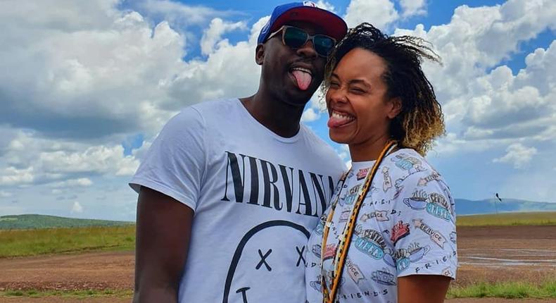 Sauti Sol’s Bien with wife Chiki Kuruka