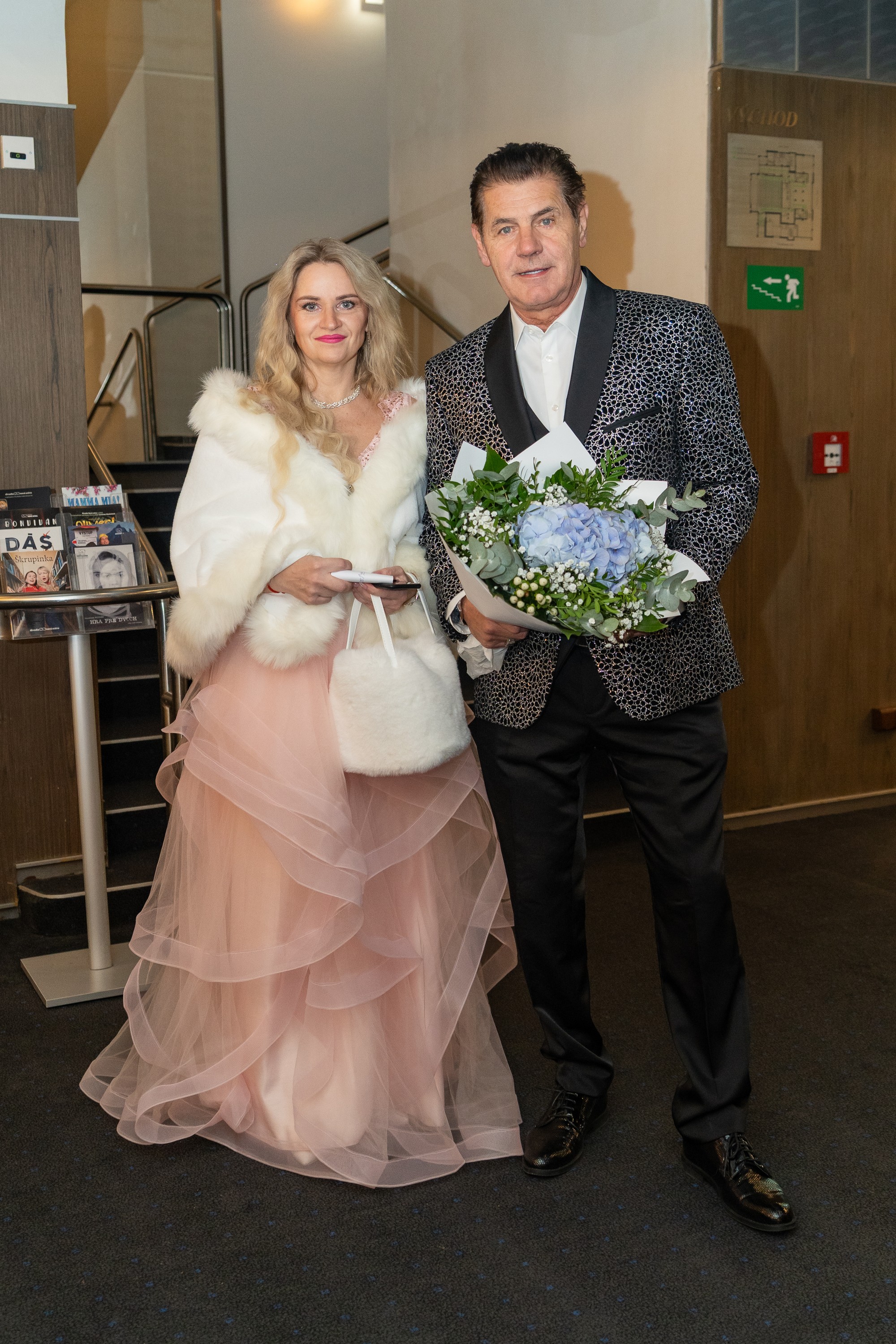 Oslava narodenín Sisy Sklovskej: Otto Weiter s manželkou Petrou.