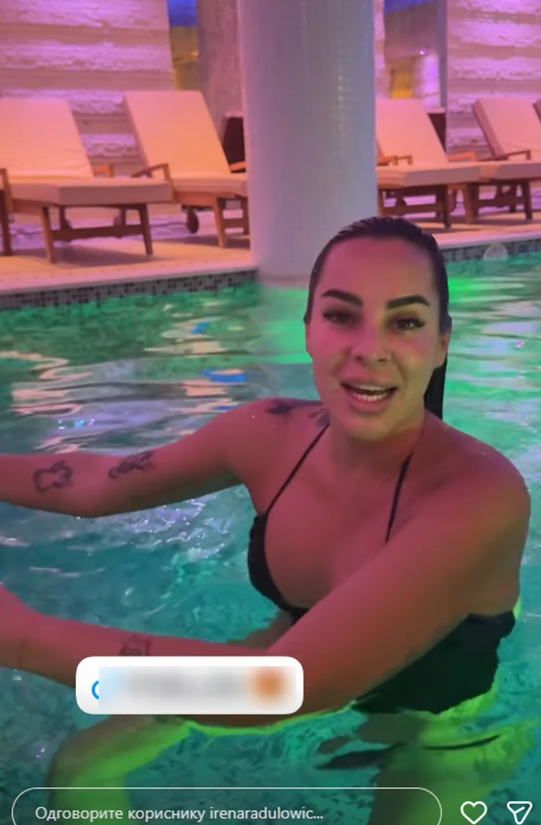 Skinula se Jodžirova žena: Fatalna Irena koja je bila sa Andrijom Miloševićem pokazala telo u izazovnom kupaćem