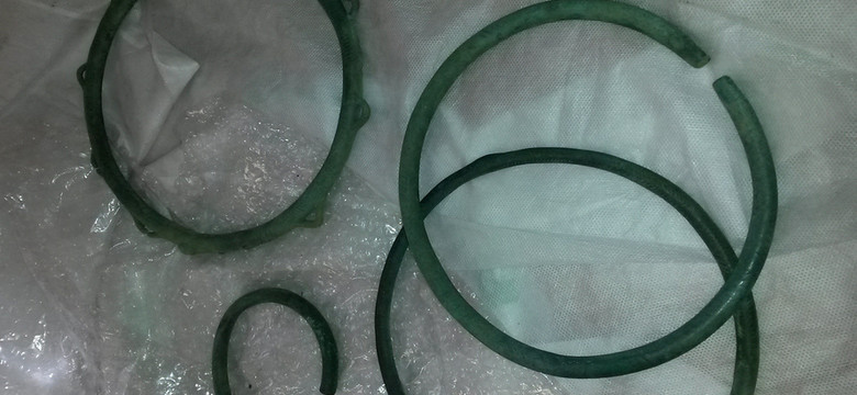 Mazowieckie: odnaleziono naszyjniki i bransolety sprzed około 2,5 tys. lat