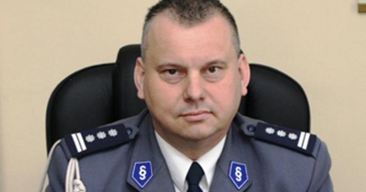 Komendant policji Dariusz Borowiec. Komisariat w Gołubiu