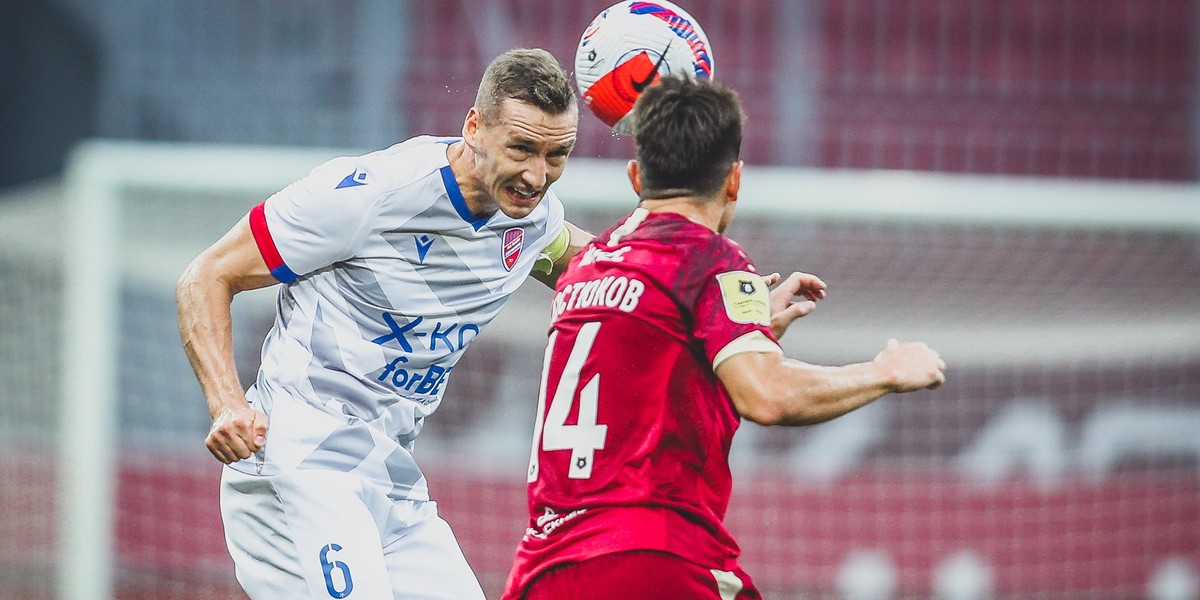 Pilka nozna. Liga Konferencji Europy. Rubin Kazan - Rakow Czestochowa. 12.08.2021