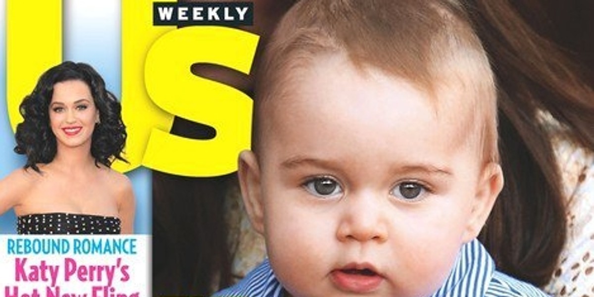 Amerykański tabloid "US Weekly" sfotoposzował księcia Jerzego.