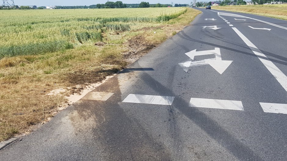 Skrzyżowanie, na którym doszło do wypadku