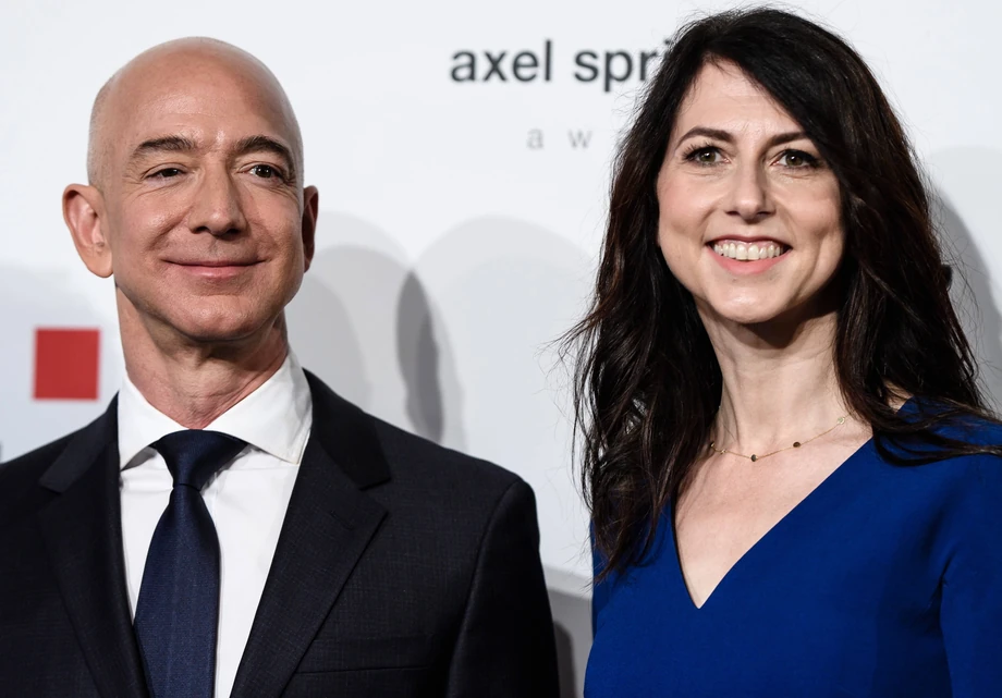 MacKenzie Bezos z byłym mężem Jeffem Bezos'em, z którym finalnie rozwiodła się w 2019 r.