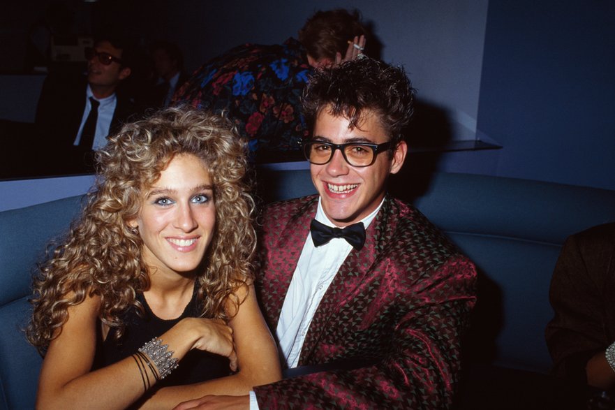  Sarah Jessica Parker i Robert Downey Jr. w 1985 r.