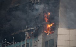 Prawie 100 rannych po pożarze wieżowca w Korei Płd.