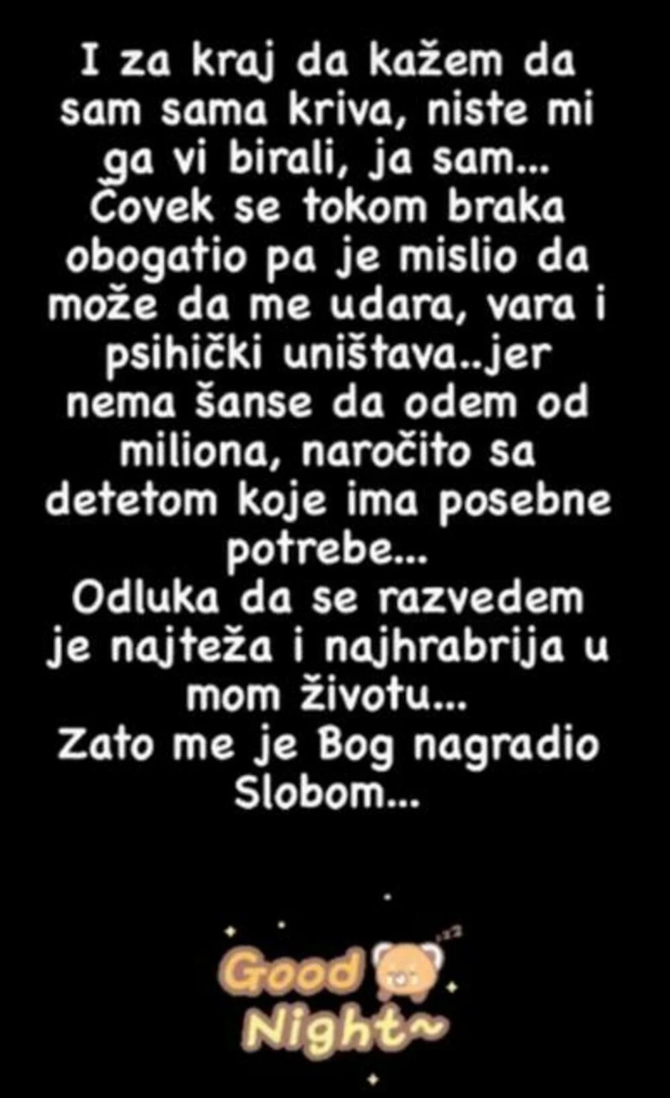 Jelena Đuričanin o bivšem mužu