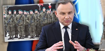 Wróci obowiązkowa służba wojskowa? Prezydent Duda zabrał głos