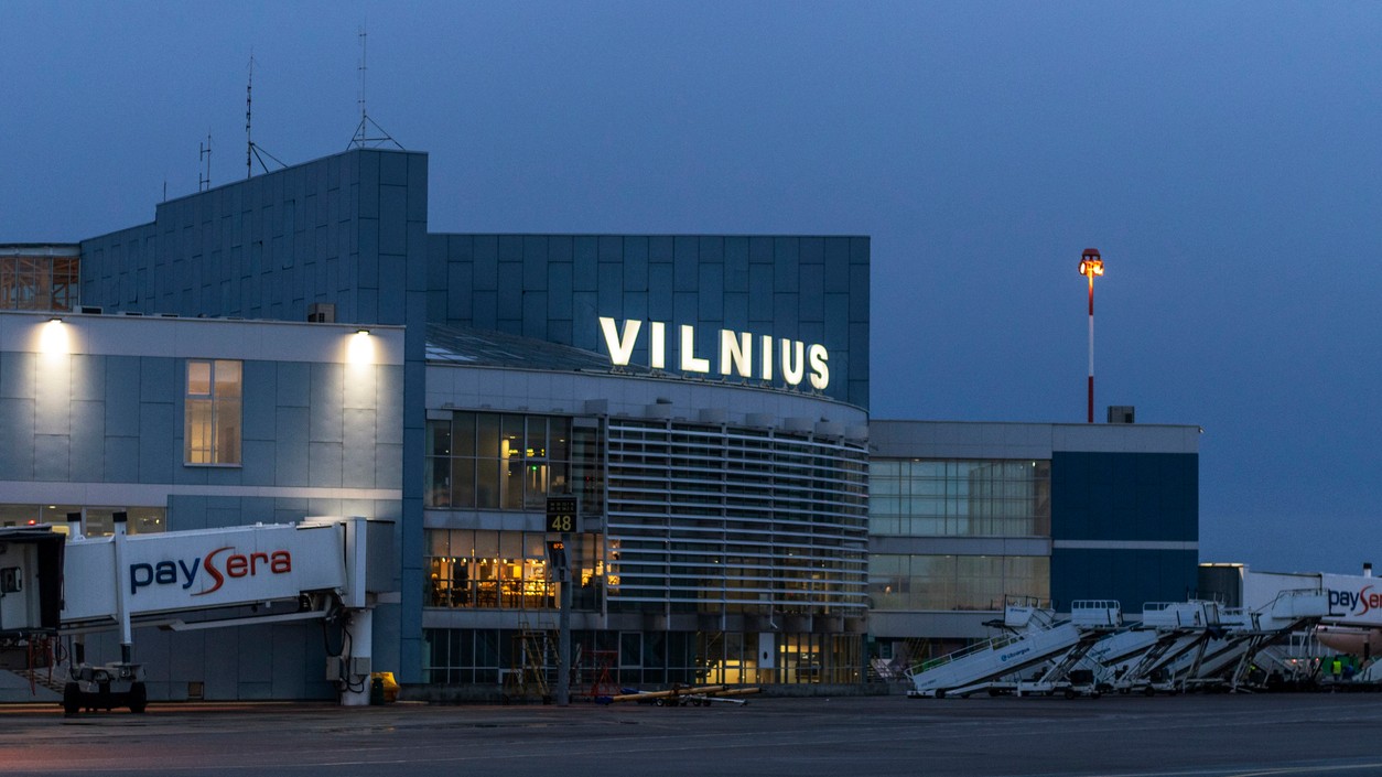 Medzinárodné letisko v litovskej metropole Vilnius.