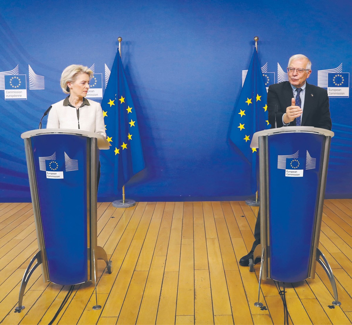 Ursula von der Leyen i Josep Borrell