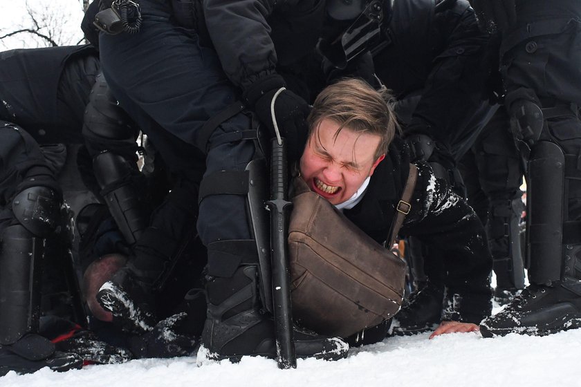 Rally in support of Alexei Navalny in Moscow