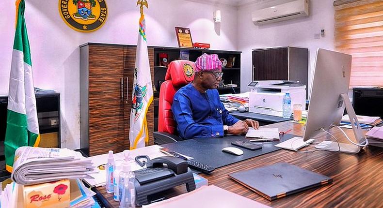 Governor Babajide Sanwo-Olu says Lagos State Government will make the sacrifice to prevent the loss of livelihood of citizens. (LASG).