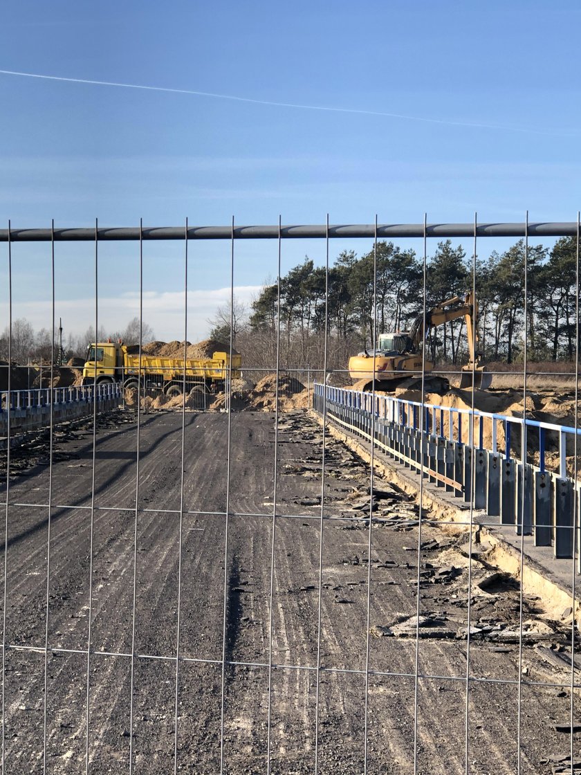 Mapa utrudnień na autostradzie A1 między węzłami Tuszyn i Piotrków Zachód