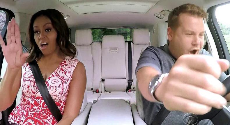 Michelle Obama joins James Corden on a new episode of Carpool Karaoke.