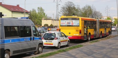 Pasażerka wypadła z autobusu