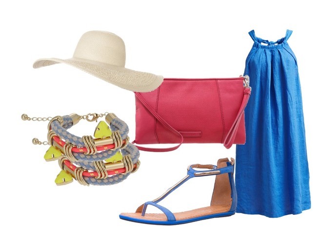 STYLIZACJE z płaskimi sandałami na lato 2015