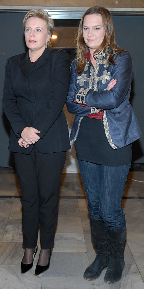Krystyna Janda i Maria Seweryn na premierze "Scen z życia małżeńskiego"