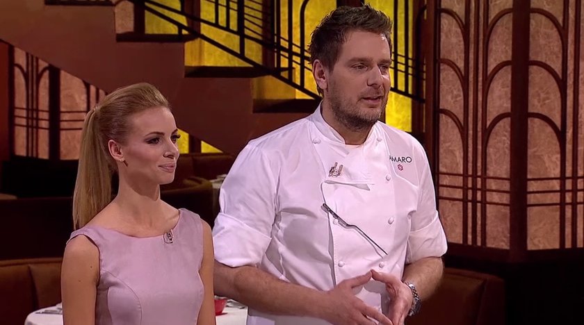 Izabela Janachowska i Wojciech Modest Amaro w Hell's Kitchen