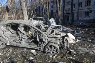 Centrum Charkowa ostrzelane z okrętów na Morzu Czarnym