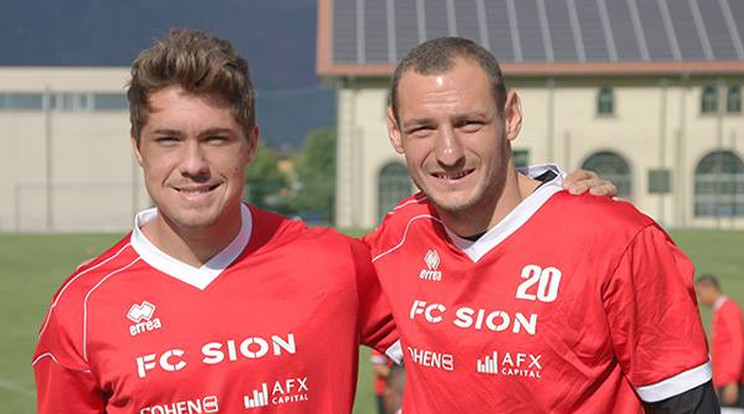 Mervó (balra) nem került be a keretbe, Vanczák igen /Fotó: FC Sion