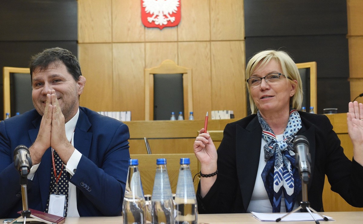 Mariusz Muszyński i Julia Przyłębska