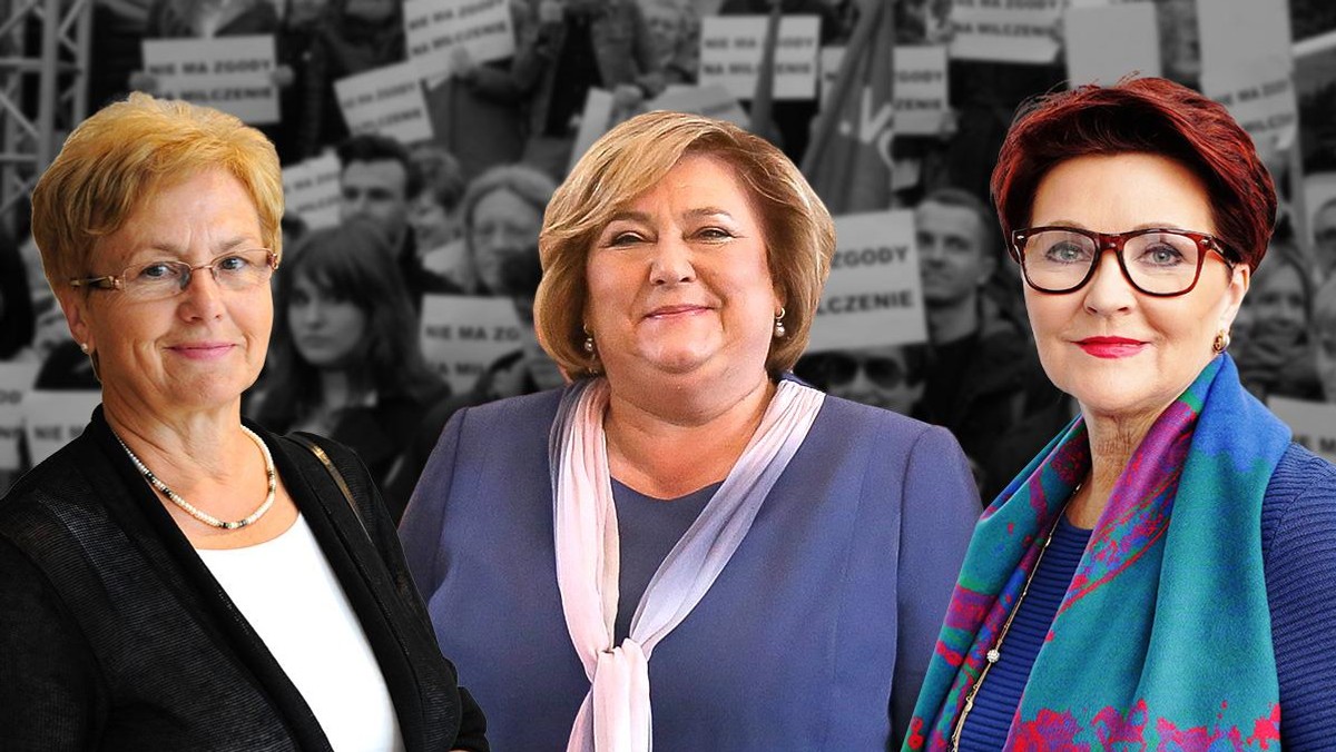 Danuta Wałęsa, Anna Komorowska i Jolanta Kwaśniewska