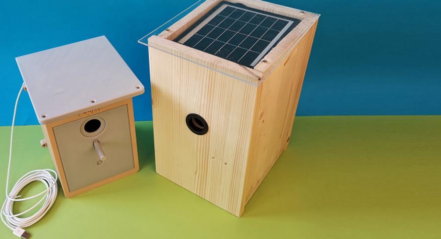 Solar Vogel Haus Outdoor Futterstation HD Kamera