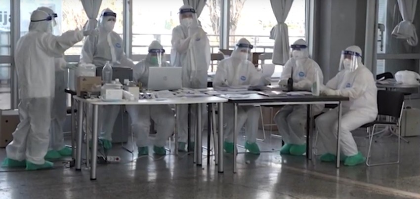 Medicinsko osoblje na Beogradskom sajmu