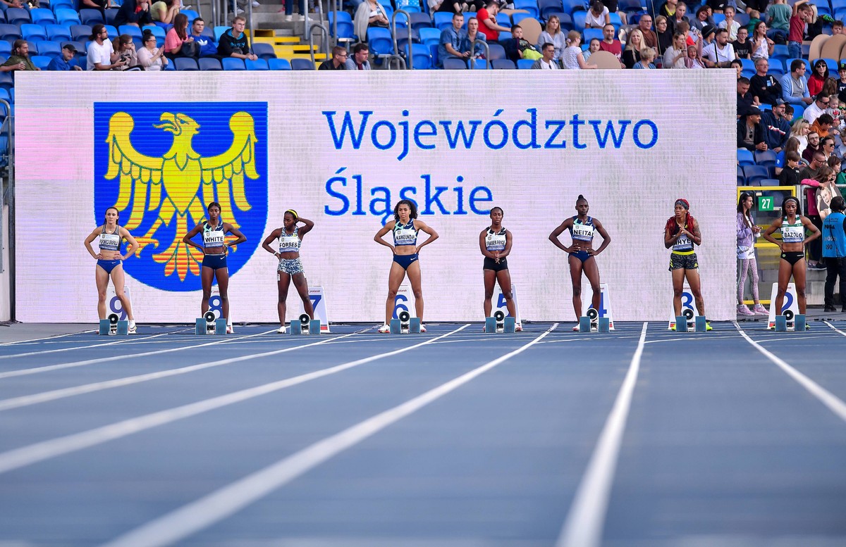 Zawodnicy podczas LOTTO Silesia Memoriał Kamili Skolimowskiej