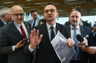 Nawrocki nie przyszedł na posiedzenie komisji sprawiedliwości. Uważa, że nie ma ona prawa zajmować się jego oświadczeniem