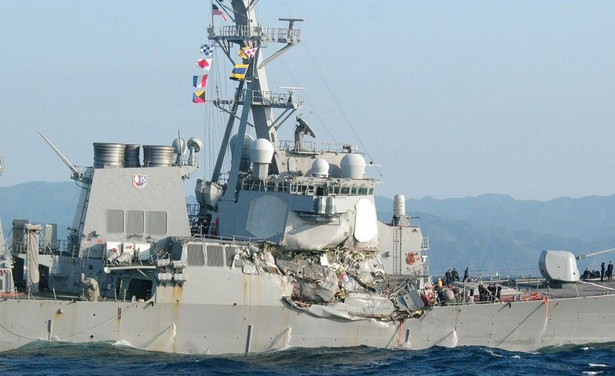 Odnaleziono ciała zaginionych marynarzy z USS Fitzgerald