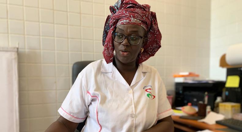 Mme Bigué Ba Mbodj, présidente de l'Association nationale des sages-femmes d'Etat du Sénégal