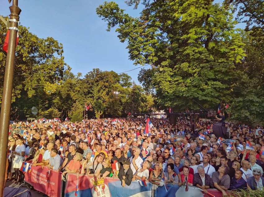 Kalemegdan pred doček Makrona i Vučića