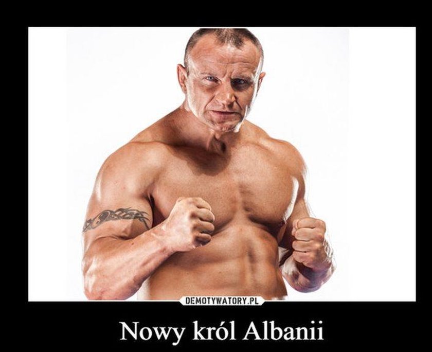 Nowy król Albanii. Memy po walce Pudzian - Popek